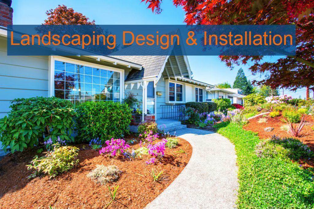 custom mobile landscaping design and installation pic
